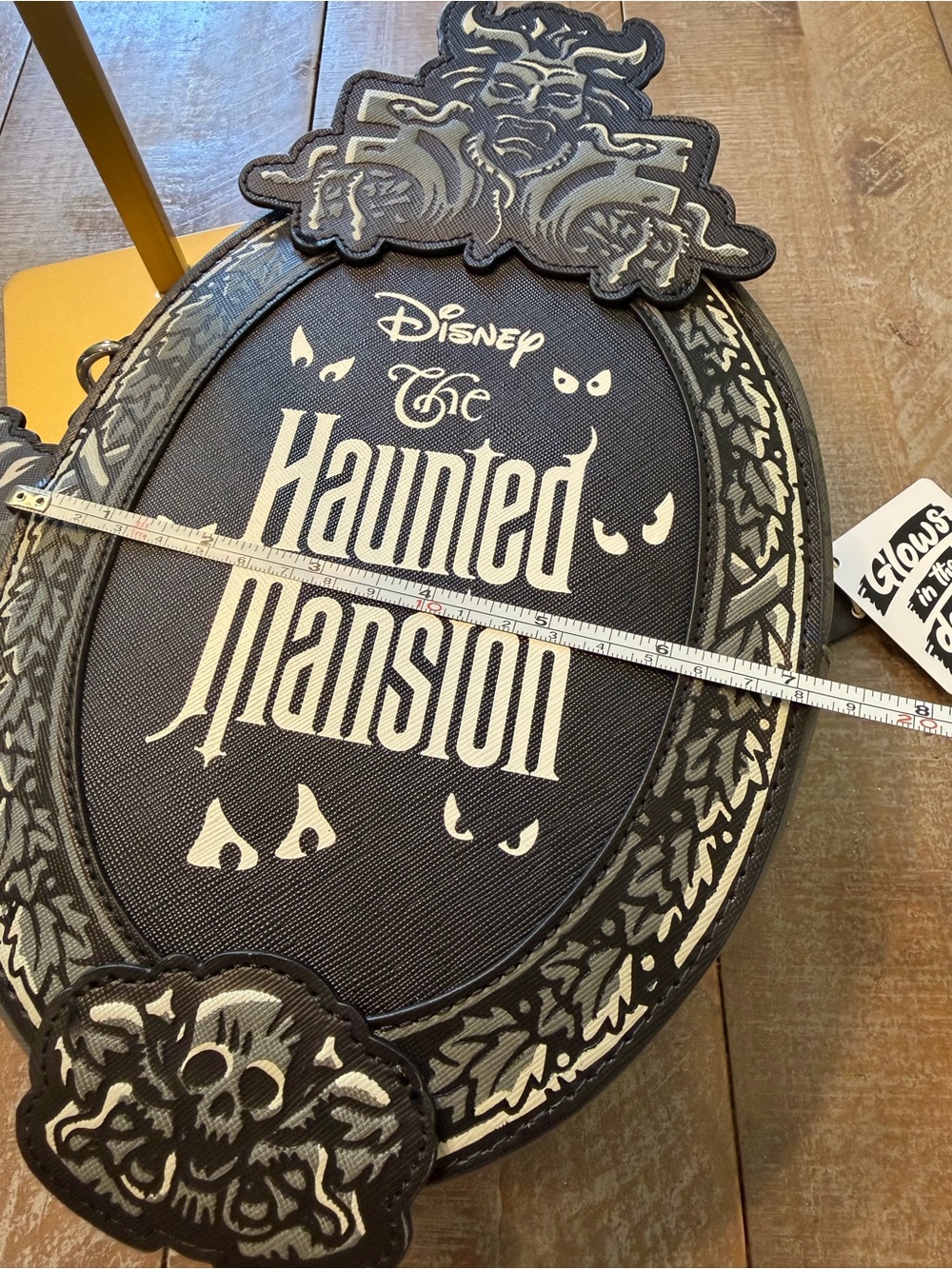 Disney Haunted Mansion Black and White Loungefly crossbody. - Picture 3 of 6